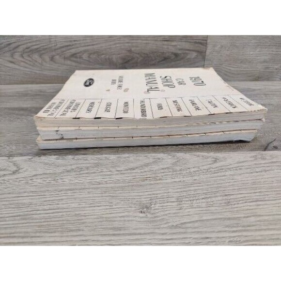 1970 Ford Car Shop Manuals Vol. 1, 2, 4. Mustang, Thunderbird, Cougar and more. - Picture 9 of 15